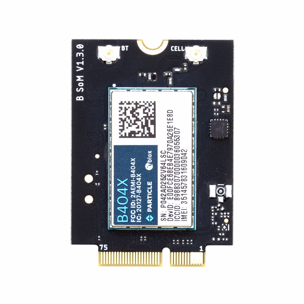 B SoM LTE-M (NorAm) with EtherSIM, Tray (B404X) [x50]