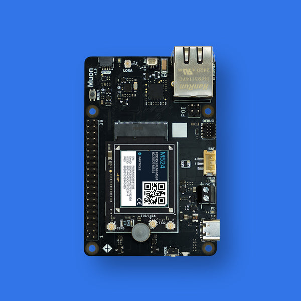 Muon LTE CAT1/3G/2G + Wi-Fi + LoRaWAN Dev Board for Europe