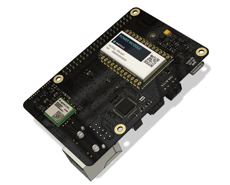 Muon LTE-M/2G + Wi-Fi + LoRaWAN Dev Board for North America (MUON404)