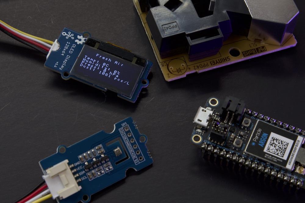 Particle Air Quality Monitoring Kit (WiFi) Particle Retail